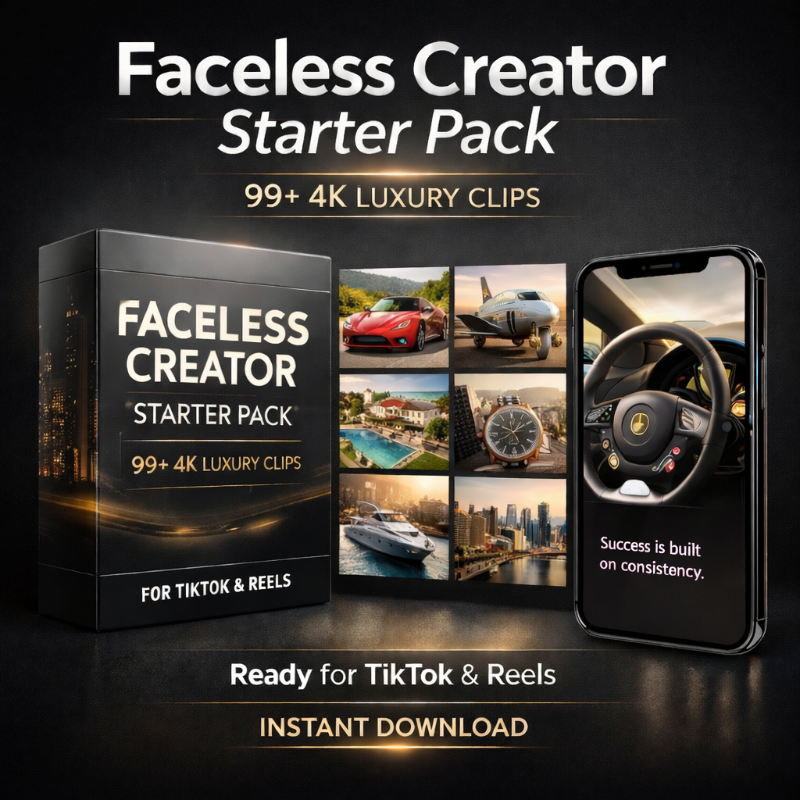 Faceless Creator Starter Pack